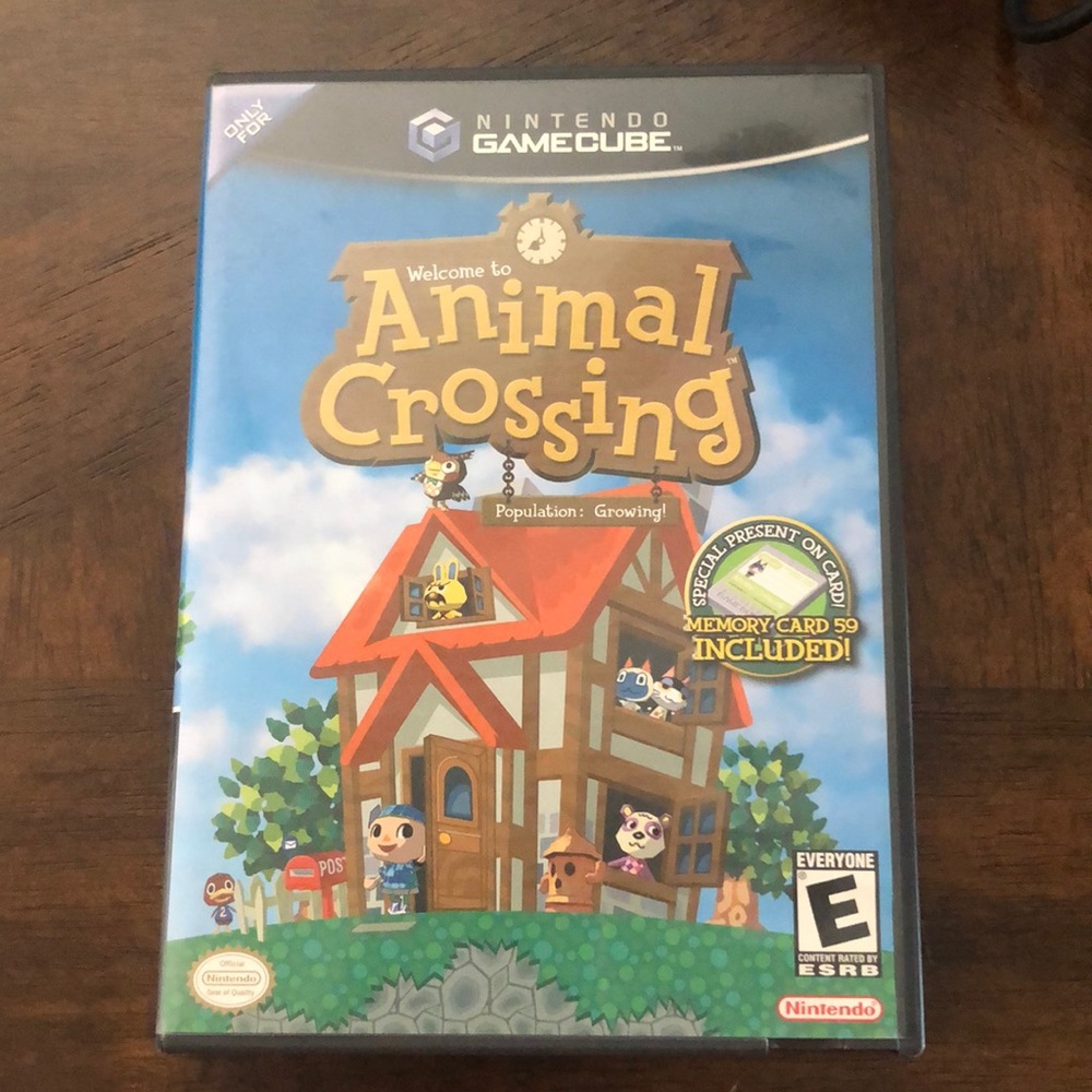 Original Animal Crossing (Population Growing) GAME/MEM CARD/ART/CHEATS